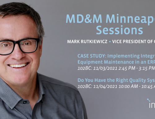 VP of Quality Mark Rutkiewicz to Present at MD&M Minneapolis in November